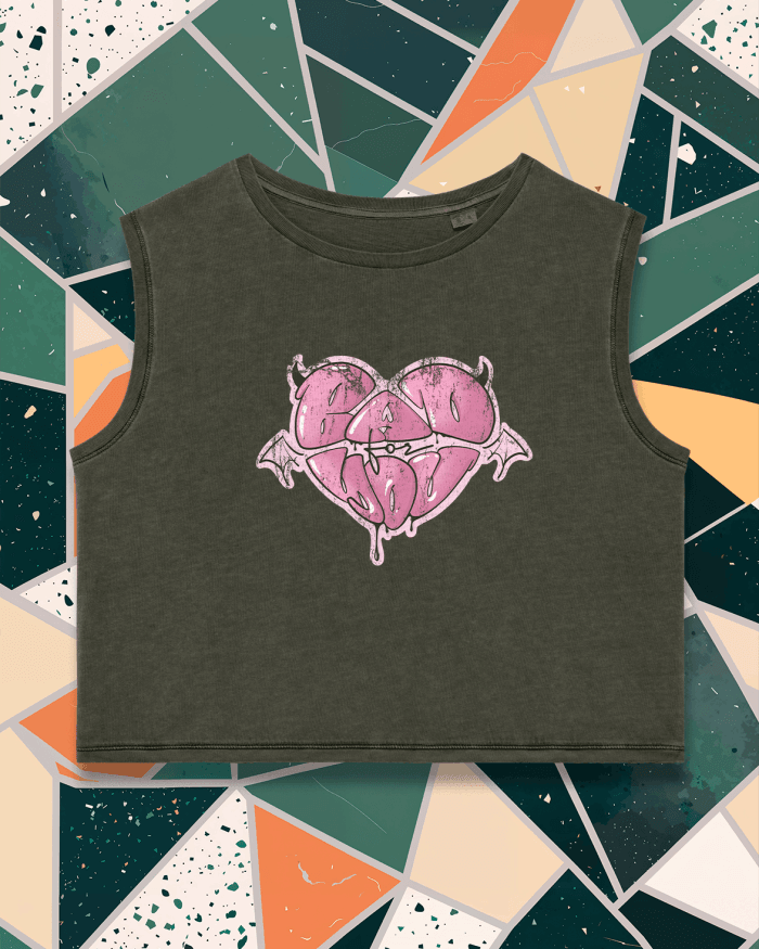 AKA019 crop top donna Chiara Akamon