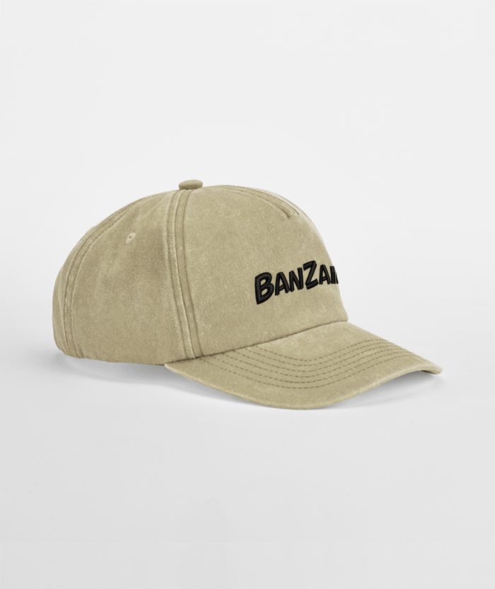 Cappello con visiera BanZaiiii Vintage Stone Ricamato