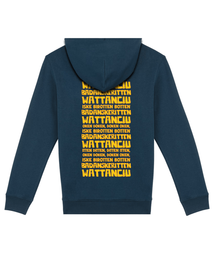 Felpa Ink Blue Badanskeritten stampa retro - merchandising ufficiale BanZaiiii