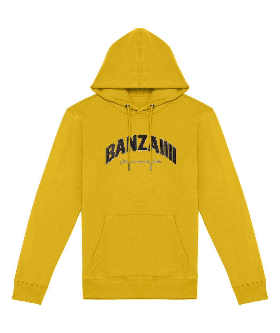 Felpa Mustard BanZaiiii ricamo - merchandising ufficiale BanZaiiii