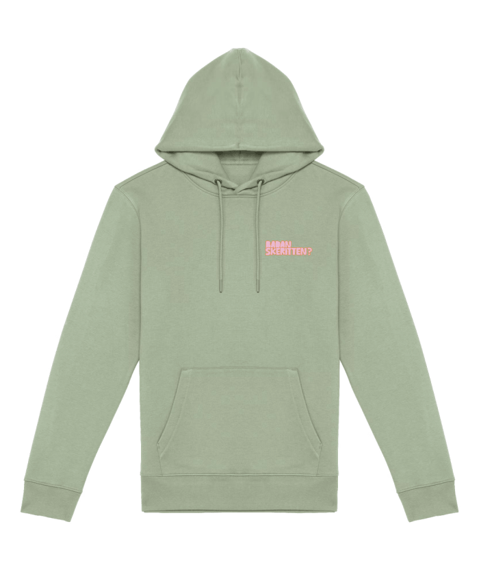 Felpa Dusty Green Wuattanciu stampa fronte - merchandising ufficiale BanZaiiii
