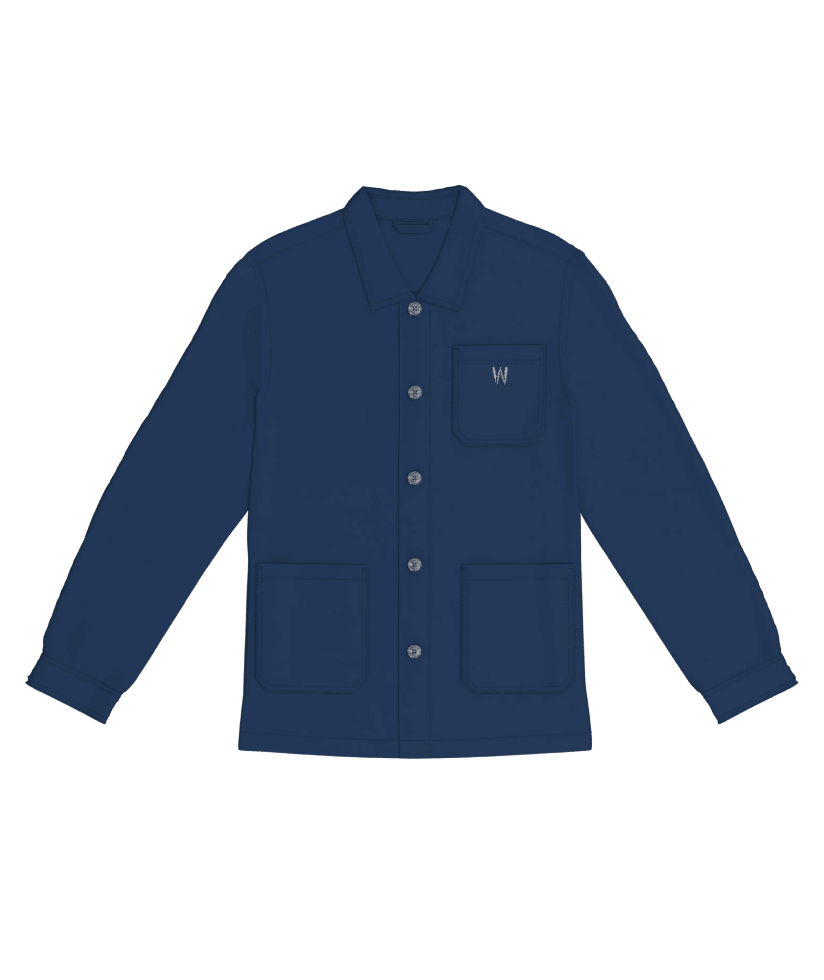 giacca worker William Giampieri collezione W ricamo tasca