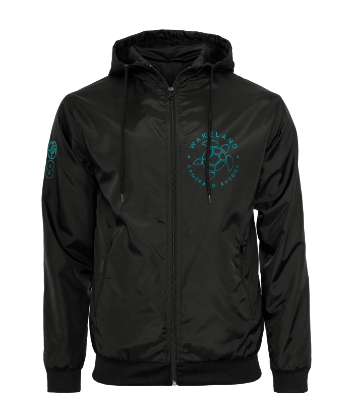 Windrunner Wakeland – giacca tecnica antivento ricamata