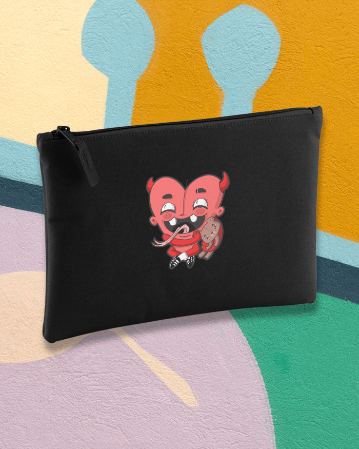 Grab Pouch AKA012 Chiara Akamon x CWART – Cuore Rosso