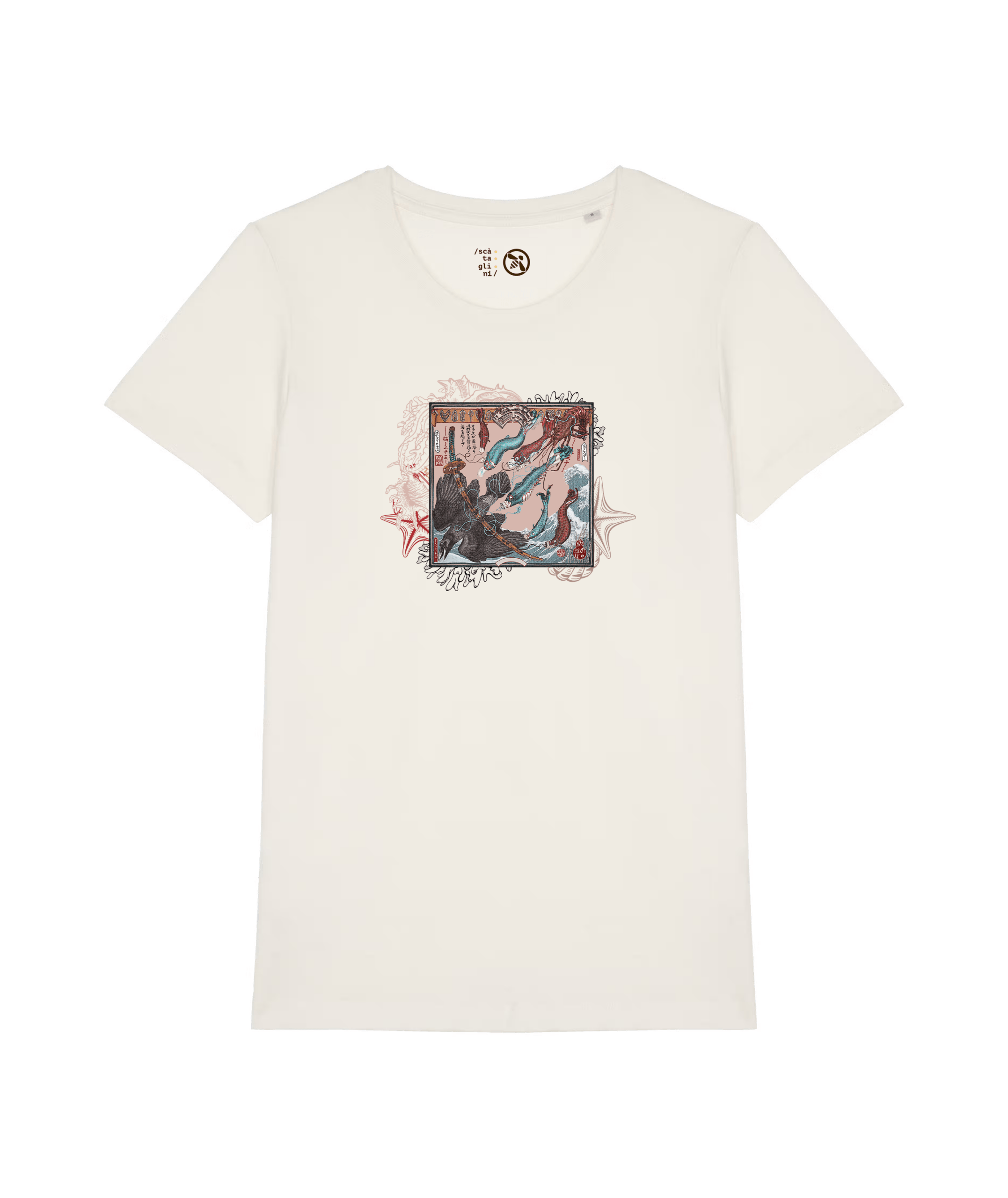 T-shirt donna Mythos Maris – Scataglini x Colorworks