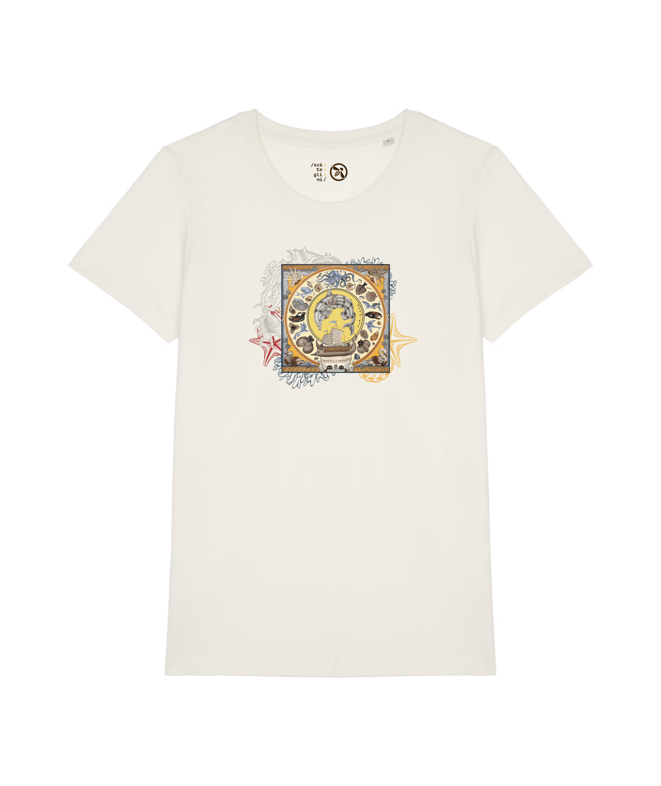 T-shirt donna Mythos Maris – Scataglini x Colorworks - immagine 3