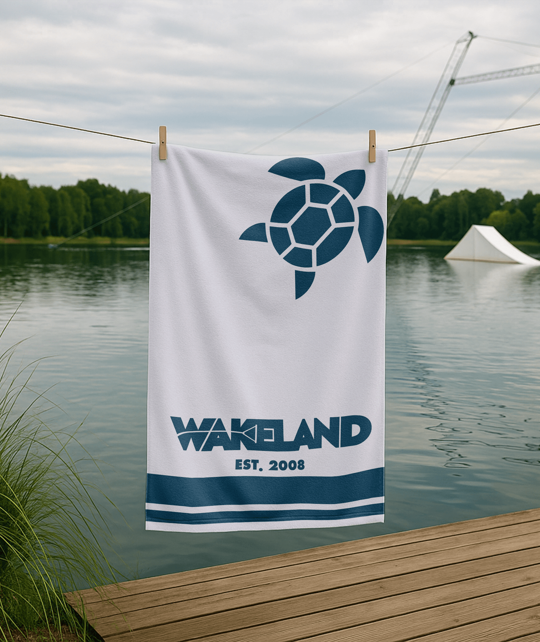 Telo Wakeland – Asciugamano Tecnico in Poliestere Stampato
