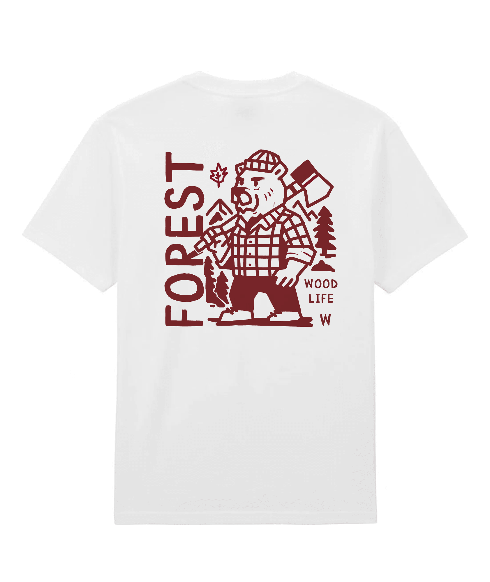 t-shirt Forest Bear William Giampieri orso bosco grafica
